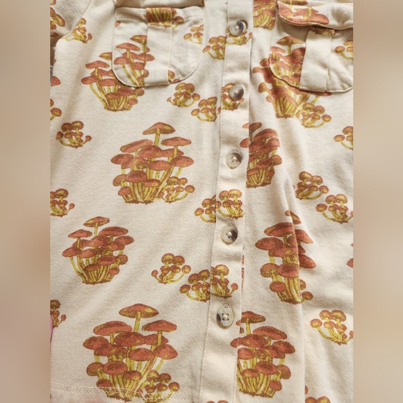 Kate Quinn Long Sleeve Mushroom Military Short 5Y - Picture 2 of 3